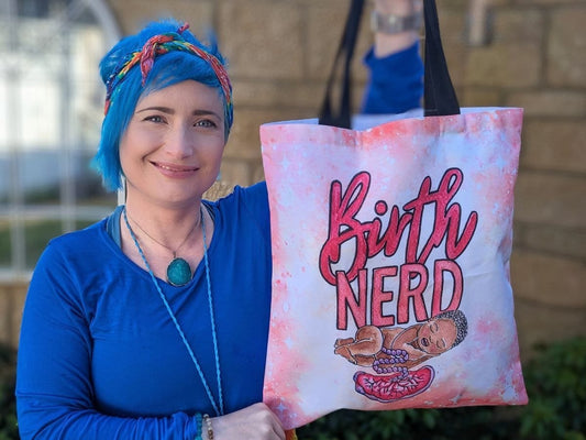 Student Midwife Bag | Birthworker Birth Nerd Bag | Doula Bag Not US
