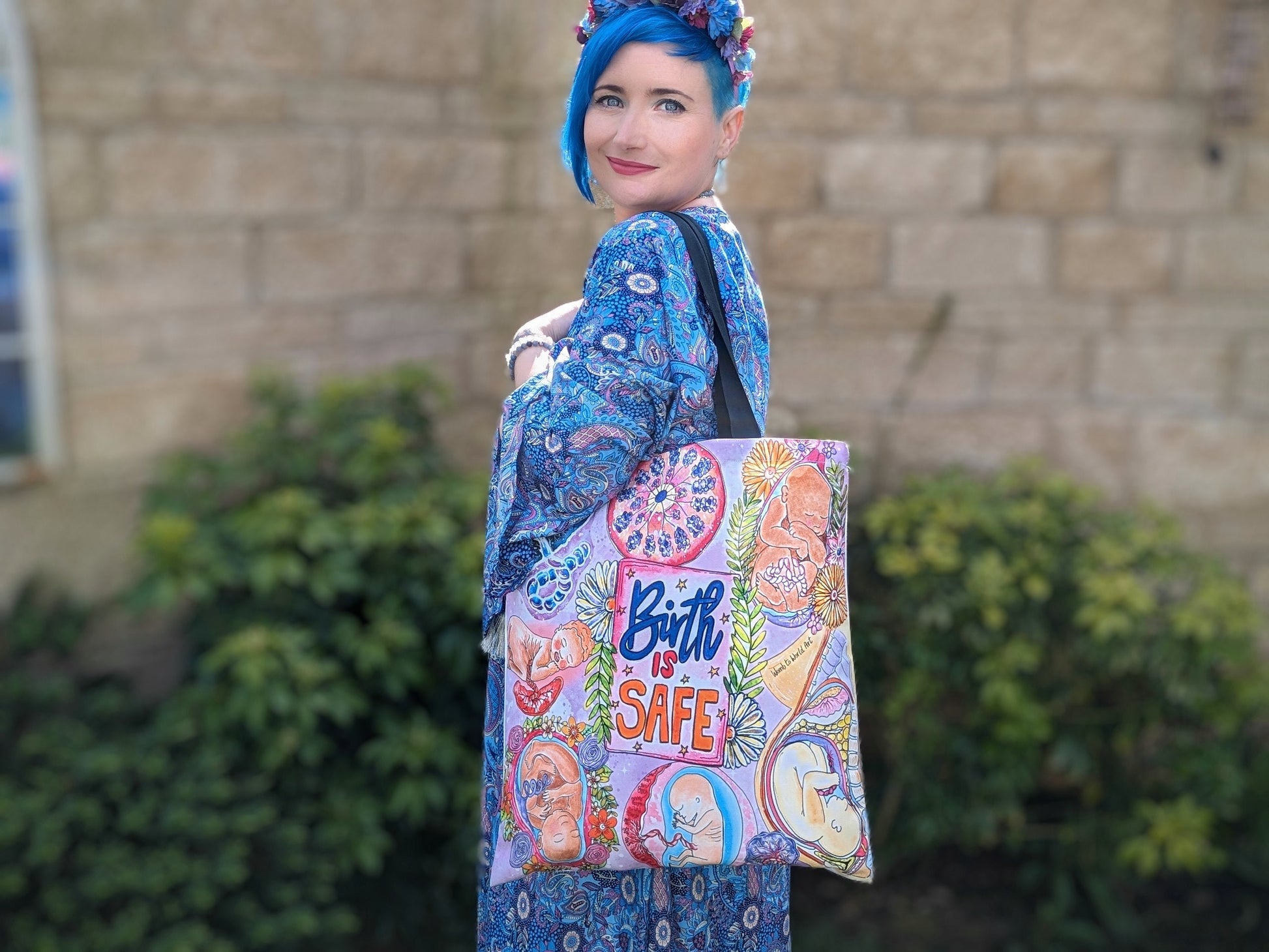 Birth Doula Bag | Pregnancy Maternity Bag | Birth is Safe Bag | New Baby Gift | Midwife Gift | Antenatal Teacher | Hypnobirthing