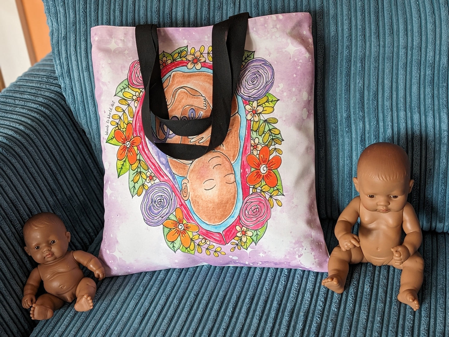 Baby in the Womb Art Bag