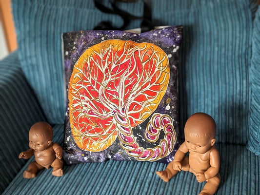 Placenta midwife thank you gift bag