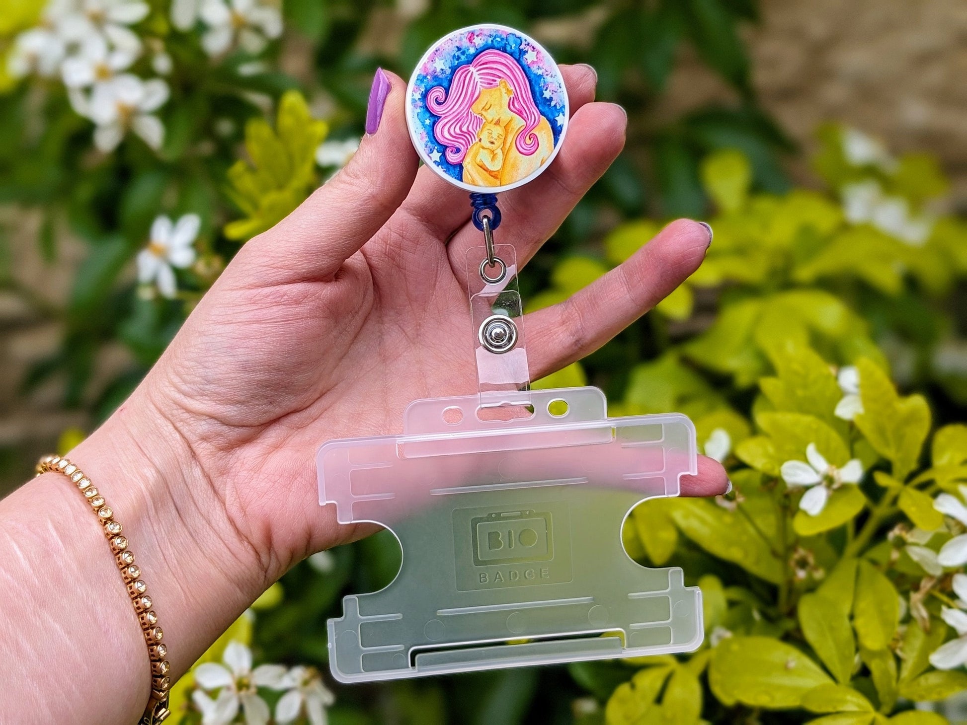 Midwife Badge Reel 38mm