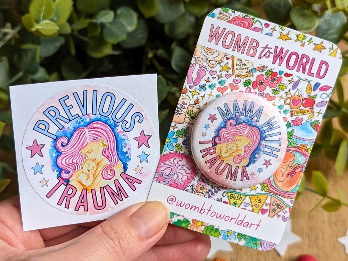 Trauma Informed Mama Badge: Birth Trauma, Baby Loss
