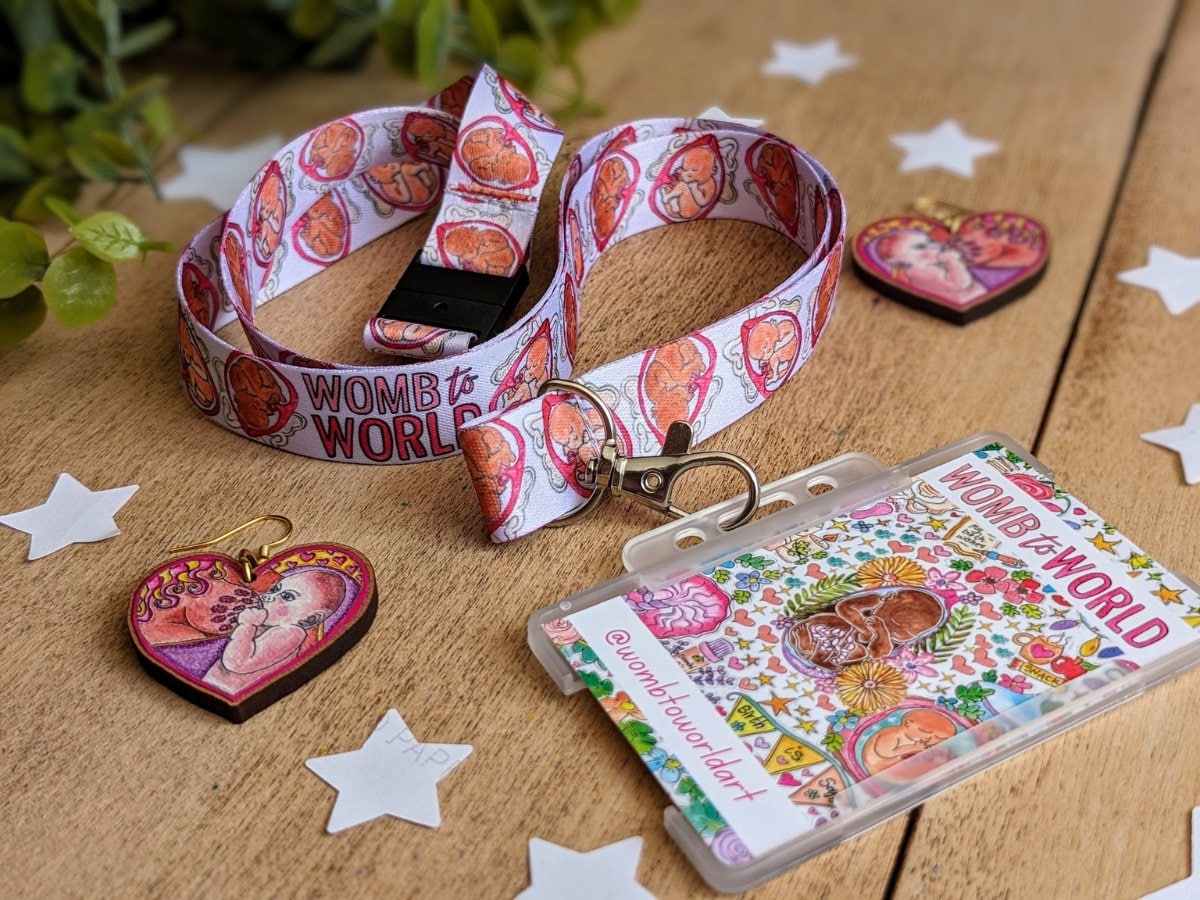 Midwife Lanyard Key Fob