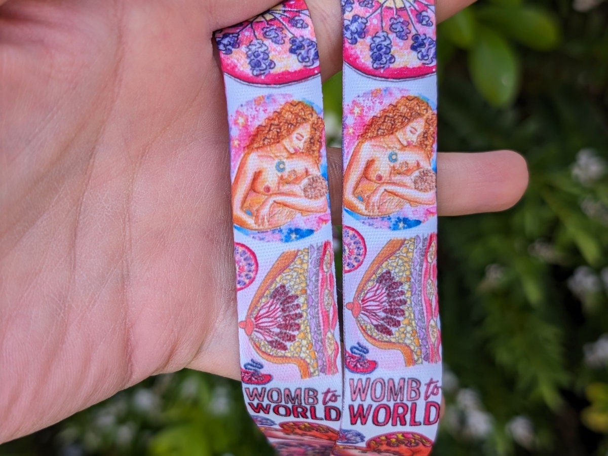 Breastfeeding Lanyard Key Fob | IBCLC Peer Supporter ID Card Holder | Student Midwife | Lactation Consultant | Breastfeeding Counsellor Gift