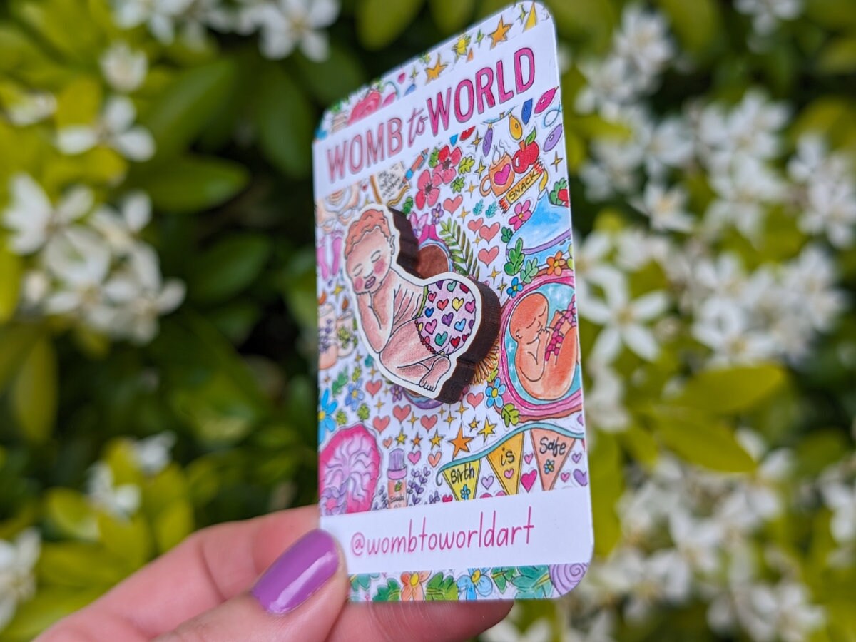 Cloth Nappy Pin Badge| Nappy Consultant Gift | OGBYN Badge | Cloth Bum Mum | Newborn Baby Badge | New Baby Gift | Reusable Nappies