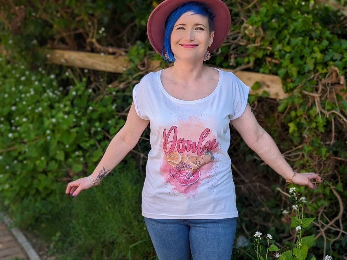 Doula T-Shirt | Birth Worker Top | Hypnobirthing Birth Tshirt | Antenatal Education | Doula Tops