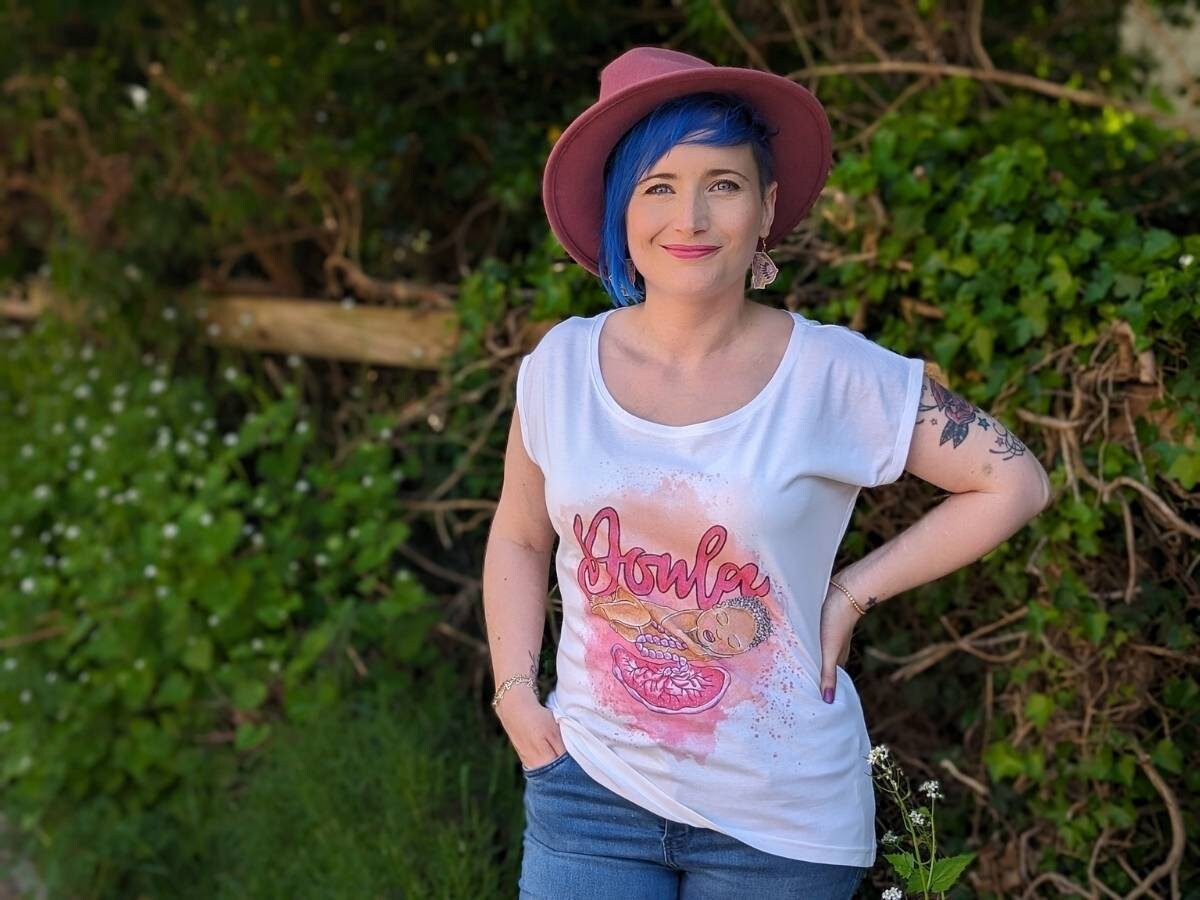 Doula T-Shirt | Birth Worker Top | Hypnobirthing Birth Tshirt | Antenatal Education | Doula Tops