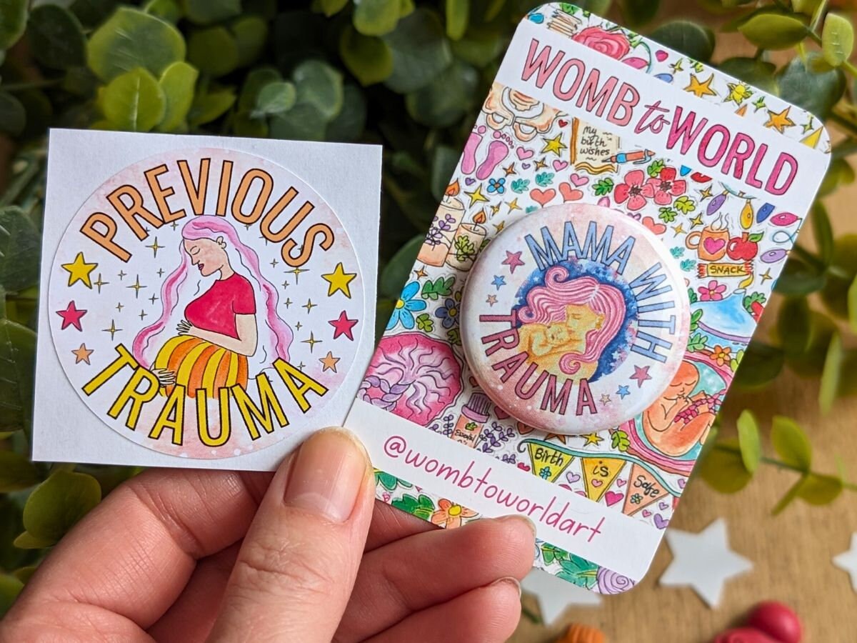 Trauma Informed Mama Badge: Birth Trauma, Baby Loss