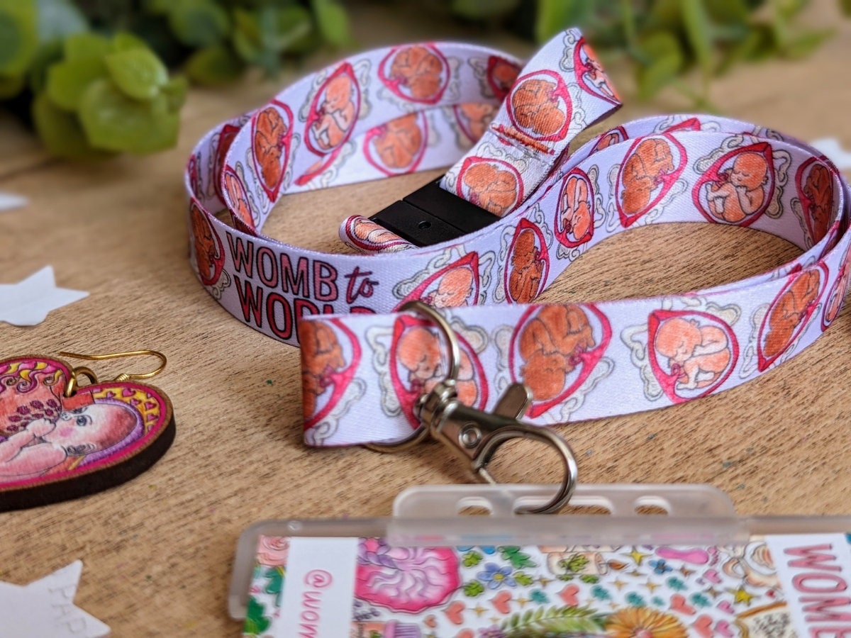Midwife Lanyard Key Fob