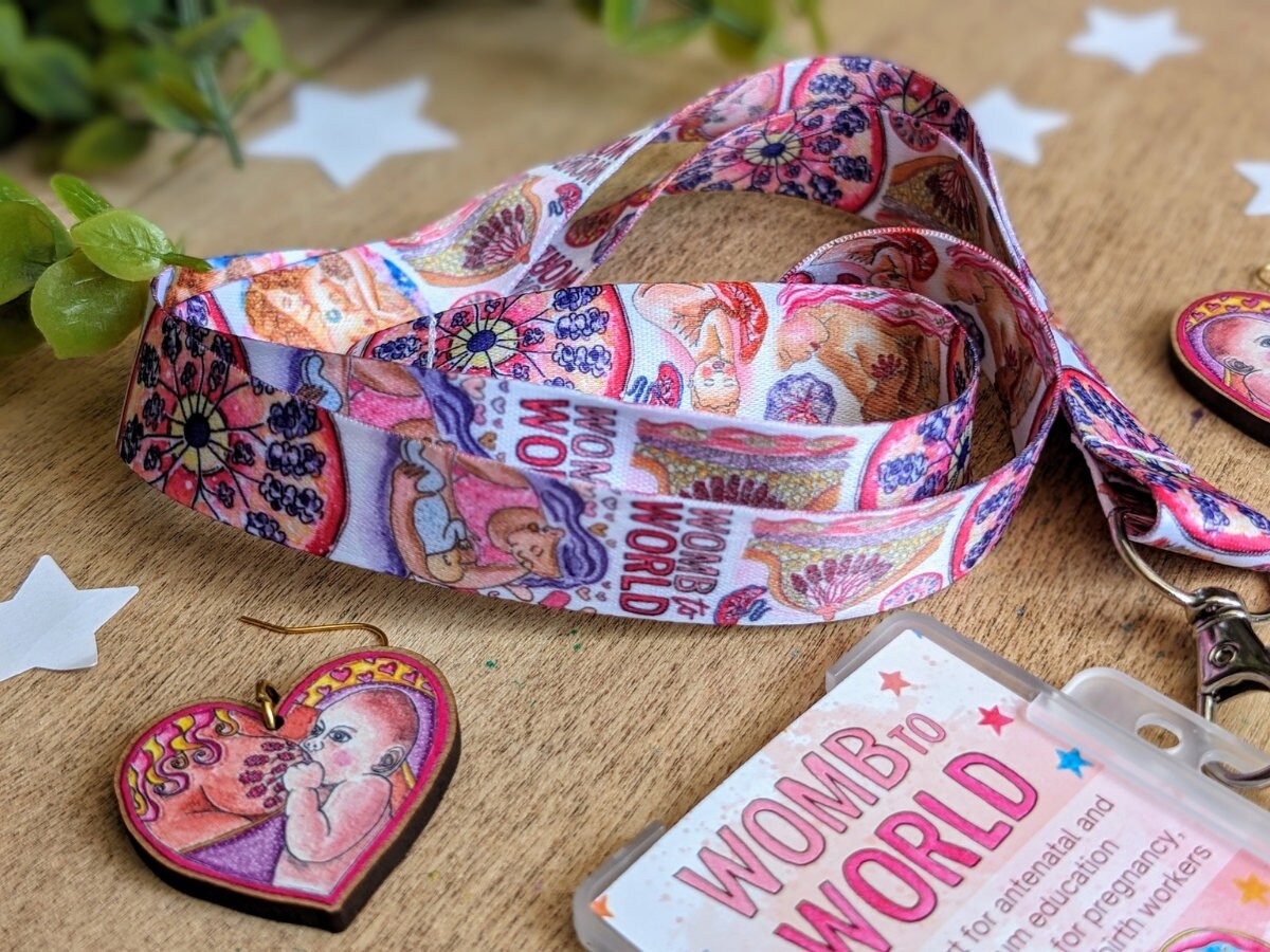 Breastfeeding Lanyard Key Fob | IBCLC Peer Supporter ID Card Holder | Student Midwife | Lactation Consultant | Breastfeeding Counsellor Gift