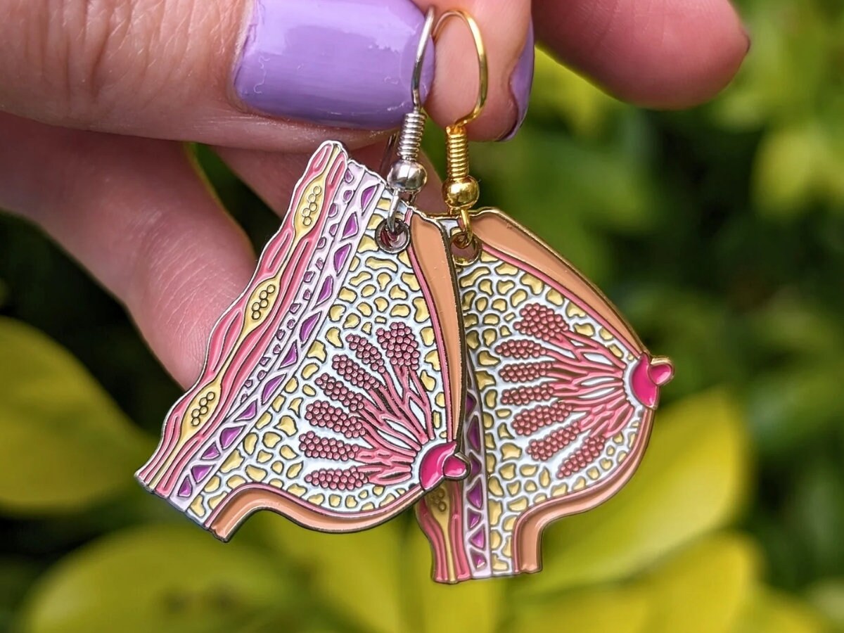Breast Earrings