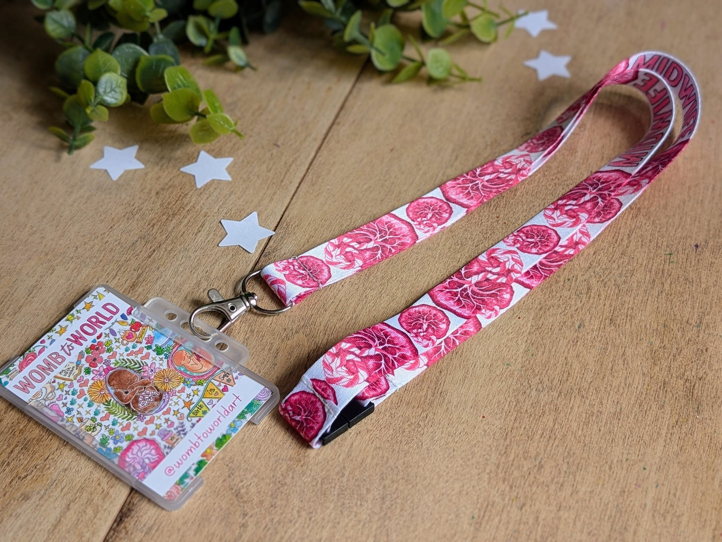 Midwife Lanyard Key Fob