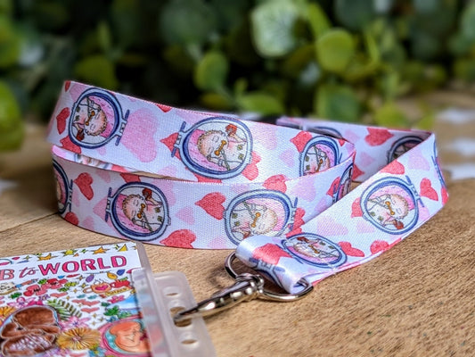NICU Nurse Lanyard: Baby Art ID Badge Holder