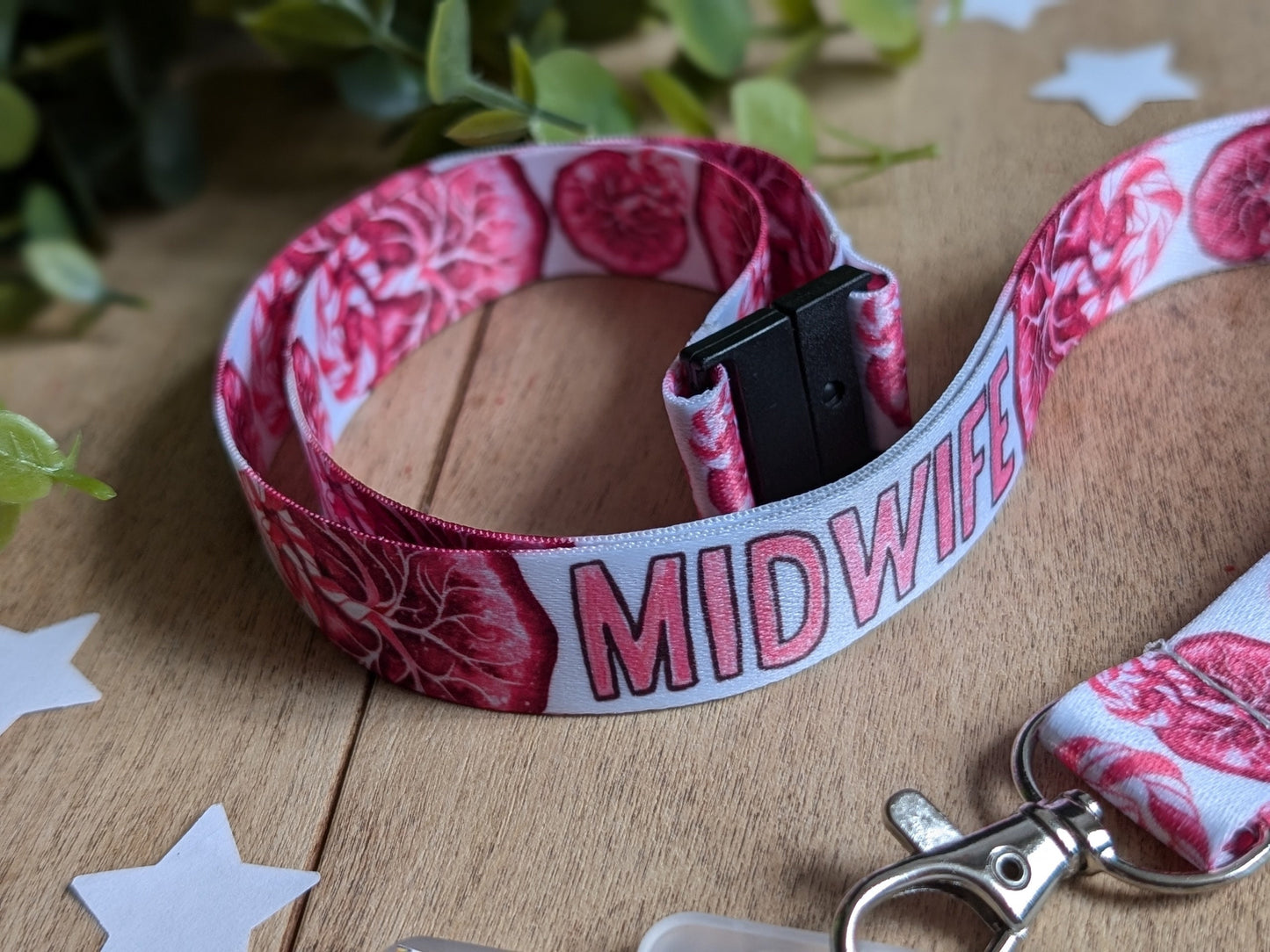 Midwife Lanyard Key Fob