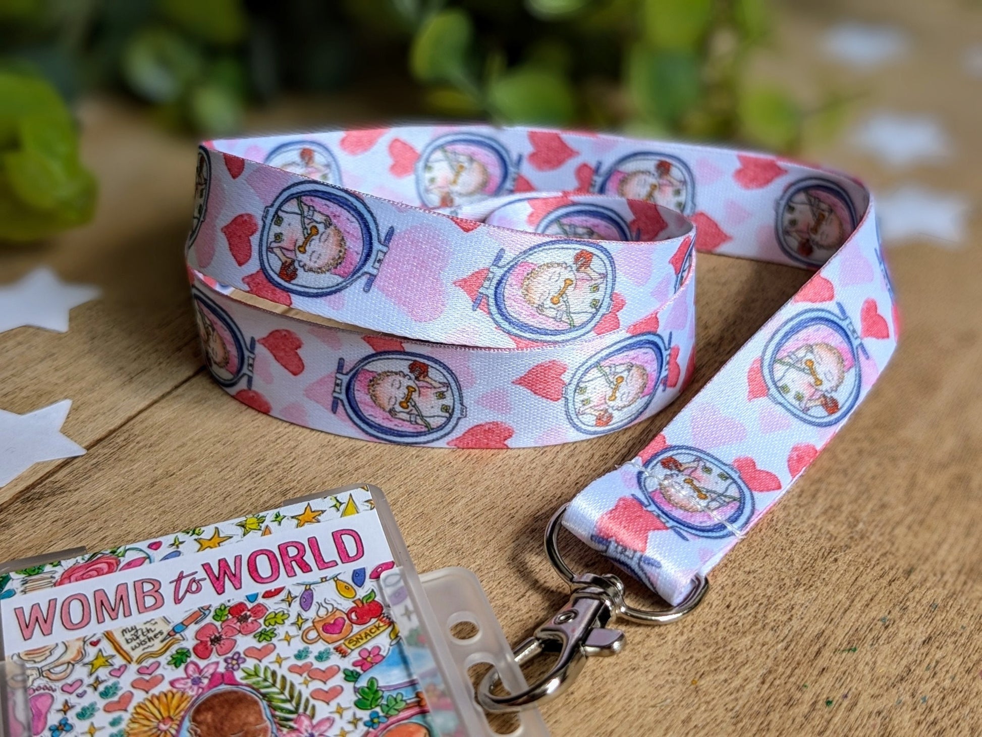 NICU Nurse Lanyard: Baby Art ID Badge Holder