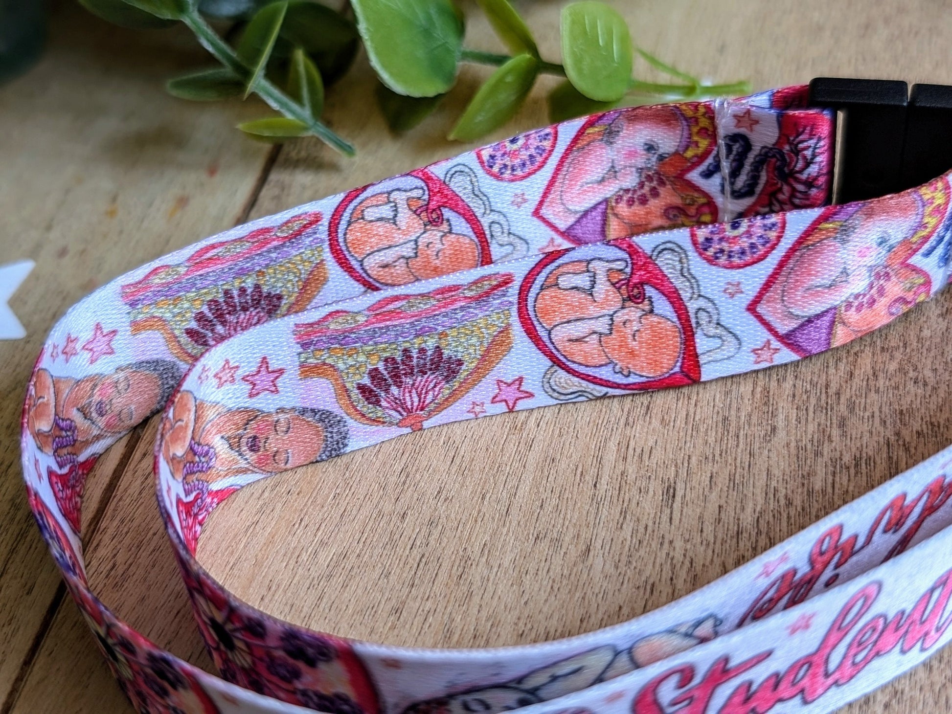 Student Midwife Lanyard Key Fob