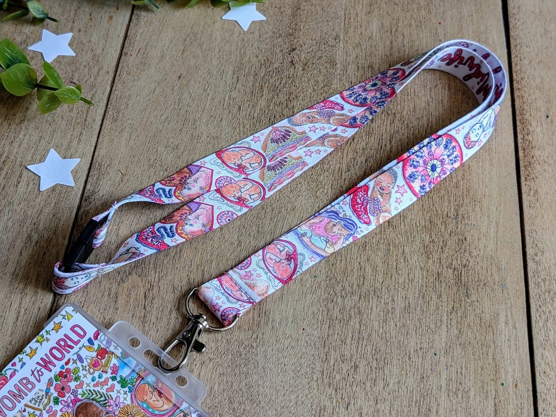 Student Midwife Lanyard Key Fob