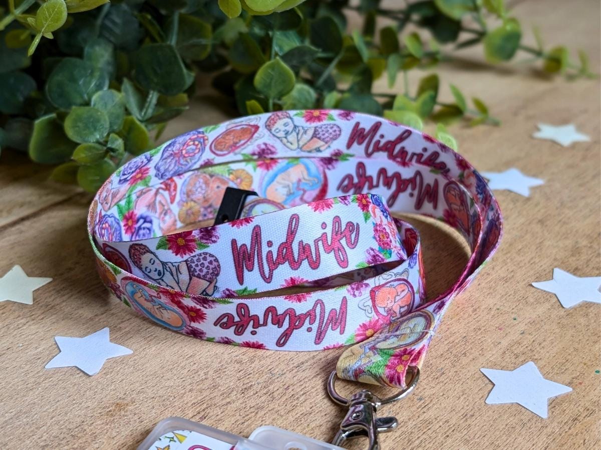 Midwife Lanyard & Key Fob