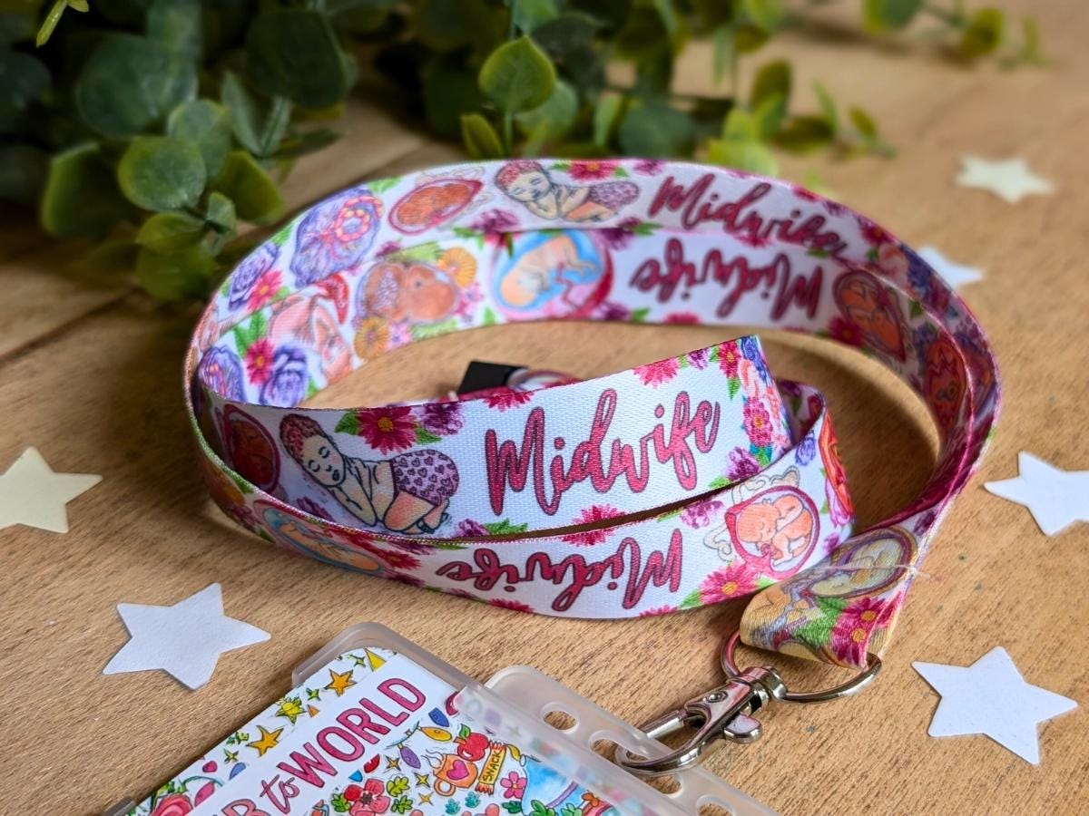 Midwife Lanyard & Key Fob