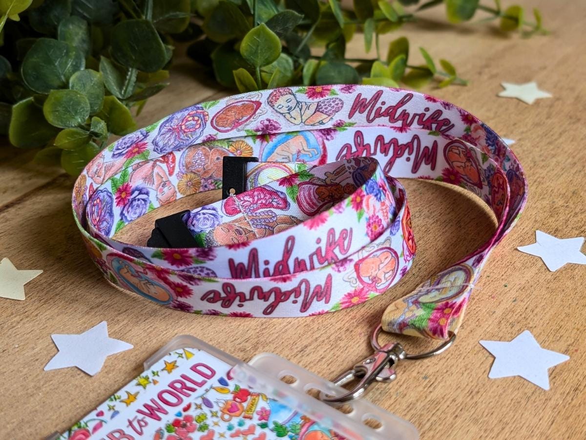 Midwife Lanyard & Key Fob
