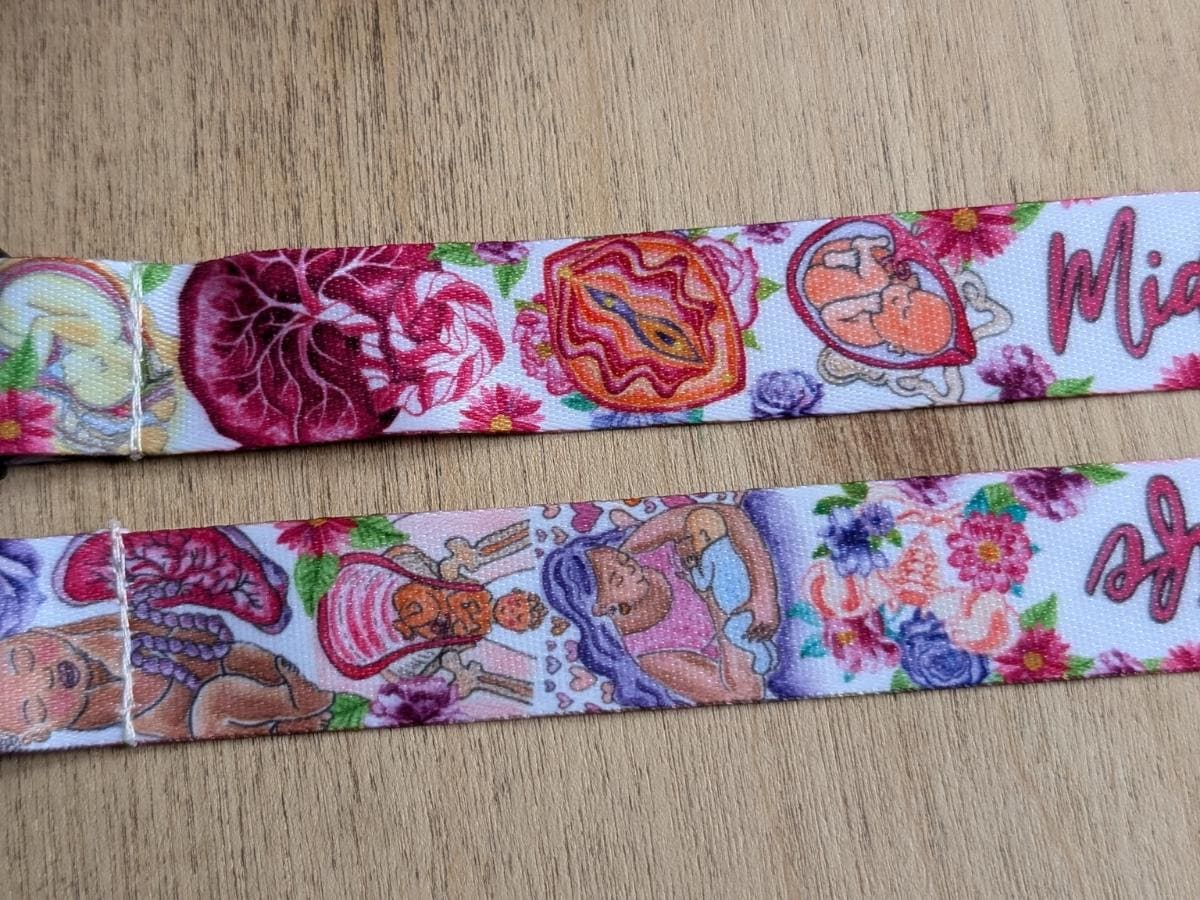 Midwife Lanyard & Key Fob