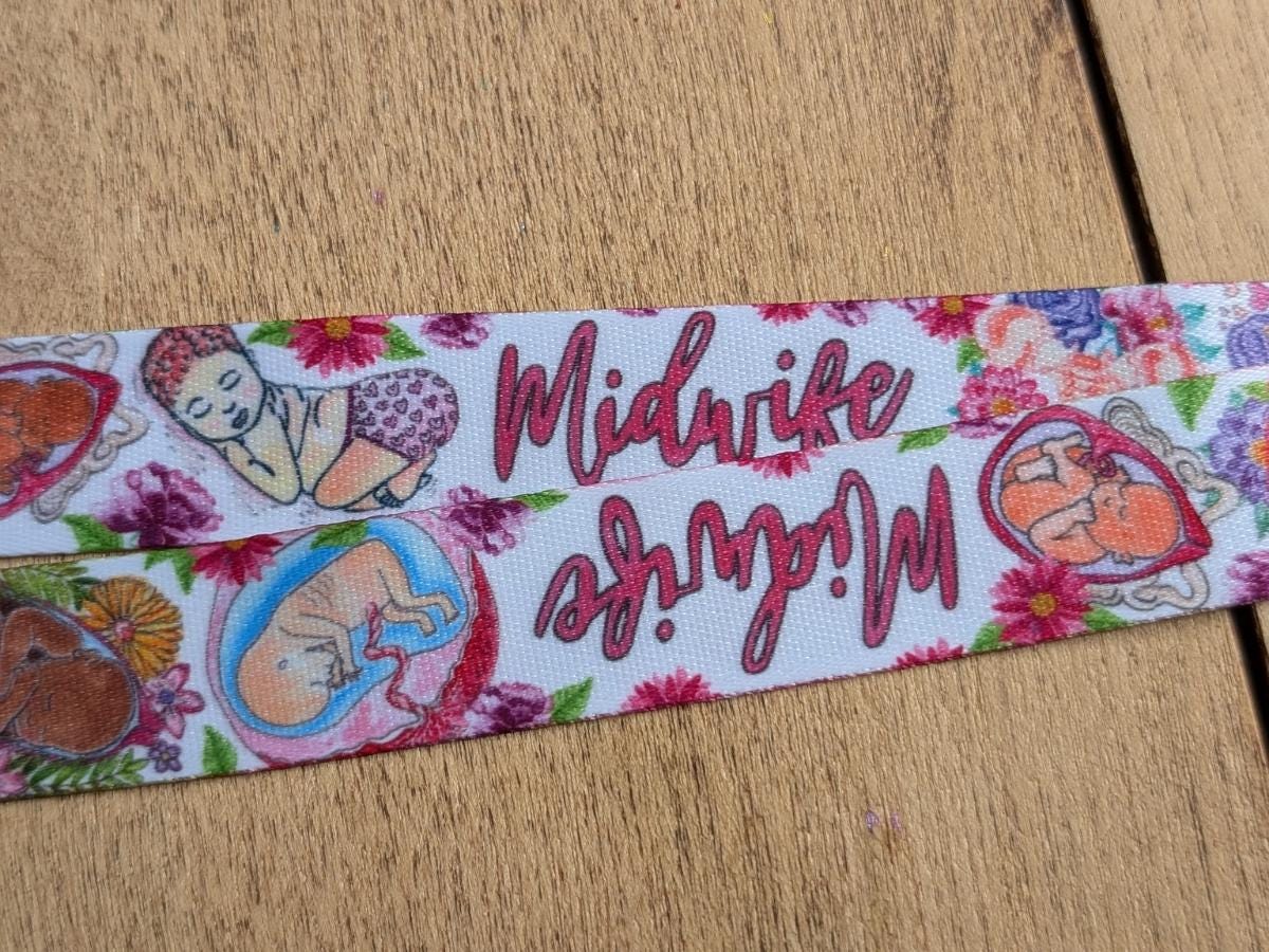 Midwife Lanyard & Key Fob