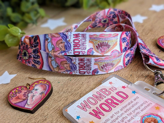 Breastfeeding Lanyard Key Fob | IBCLC Peer Supporter ID Card Holder | Student Midwife | Lactation Consultant | Breastfeeding Counsellor Gift