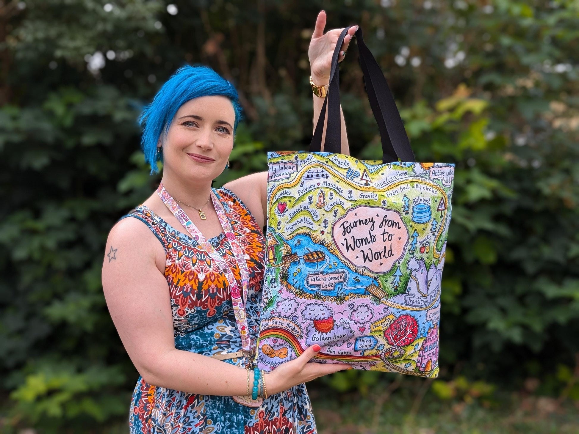 Birth Midwife Bag | Pregnancy Maternity Bag | Birth Scrubs Bag | Antenatal Education Teacher | Student Midwife Gift Ideas | Hospital Bag