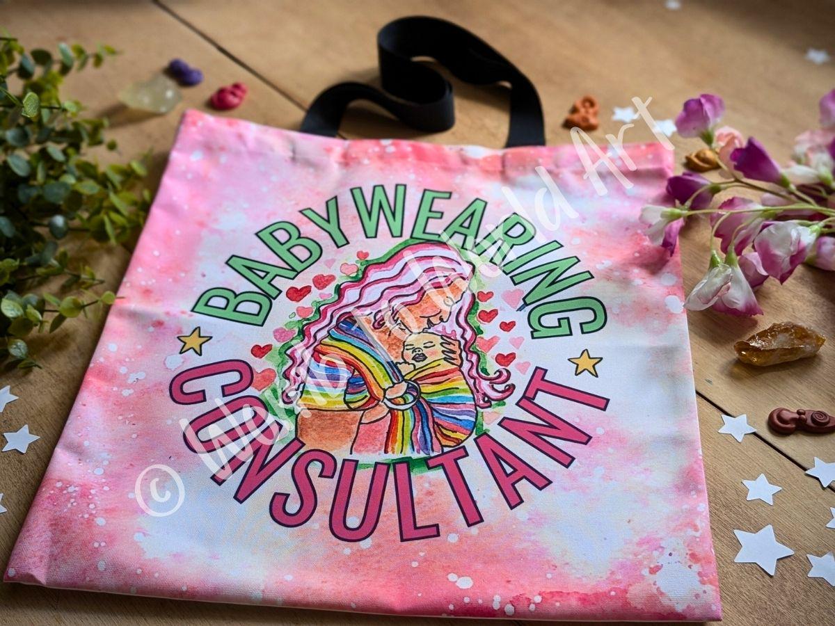 Babywearing Consultant Bag | New Mother Baby Bag | Sling Consultant Tote Bag | New Mom Gift | Baby Carrier Bag | Ring Sling Bag