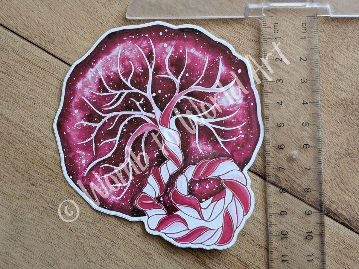 Placenta Art Sticker 10cm