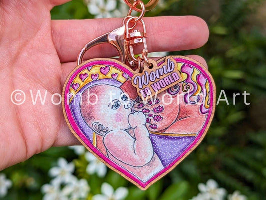 Breastfeeding Keyring | IBCLC Day Lactation Consultant Gift Ideas | Breastfeeding Milestone Key Fob | Breastfeeding Peer Supporter Keychain