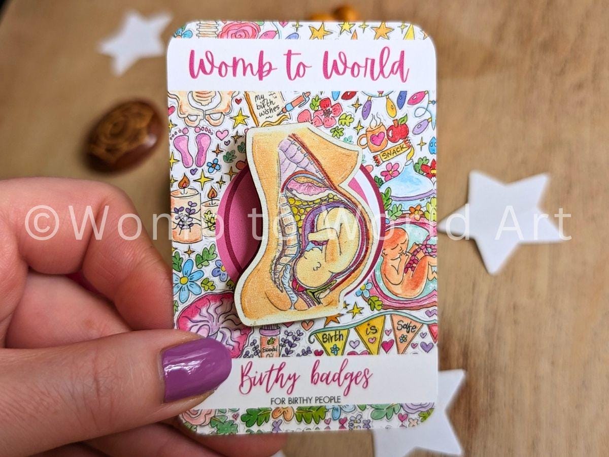 Student Midwife Pin Badge