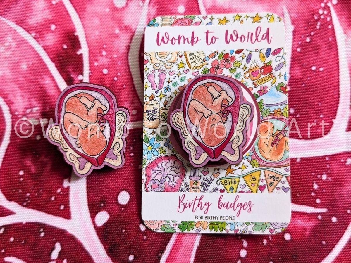 Baby in the Womb Badge