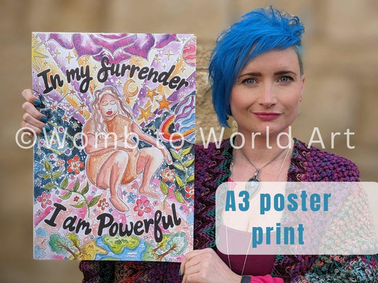 Spiritual Birth Affirmation A3 250gsm Poster Print