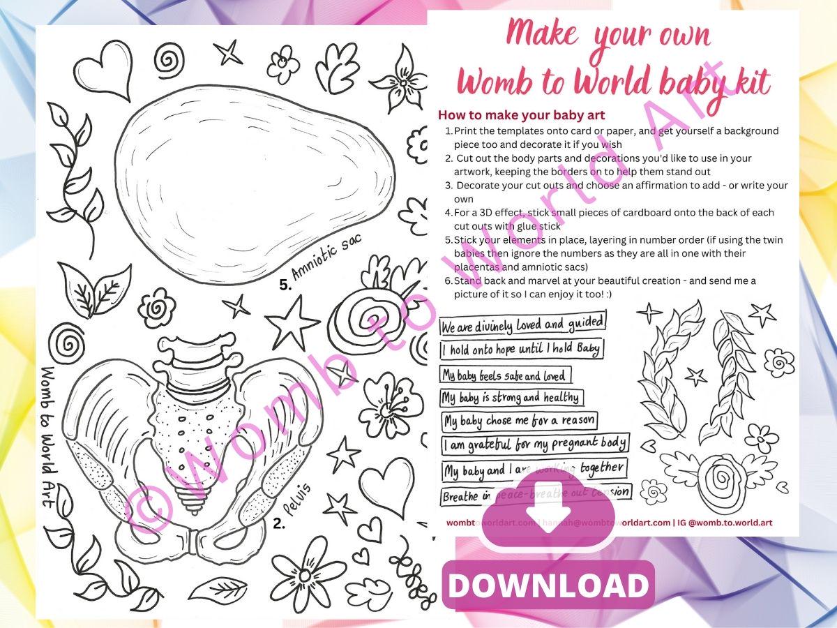 Pregnancy Anatomy Art Kit PDF Download