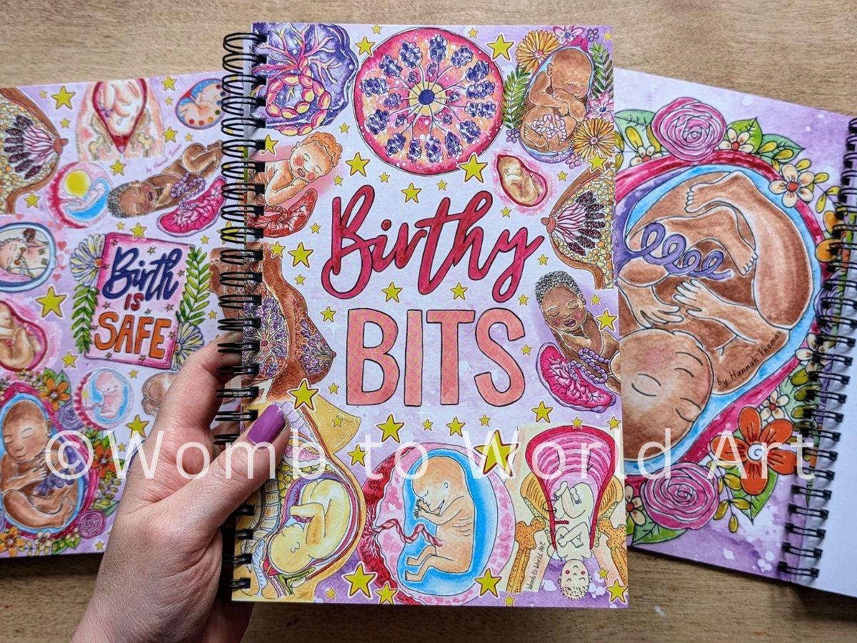 Birth Art Notebook A4 or A5