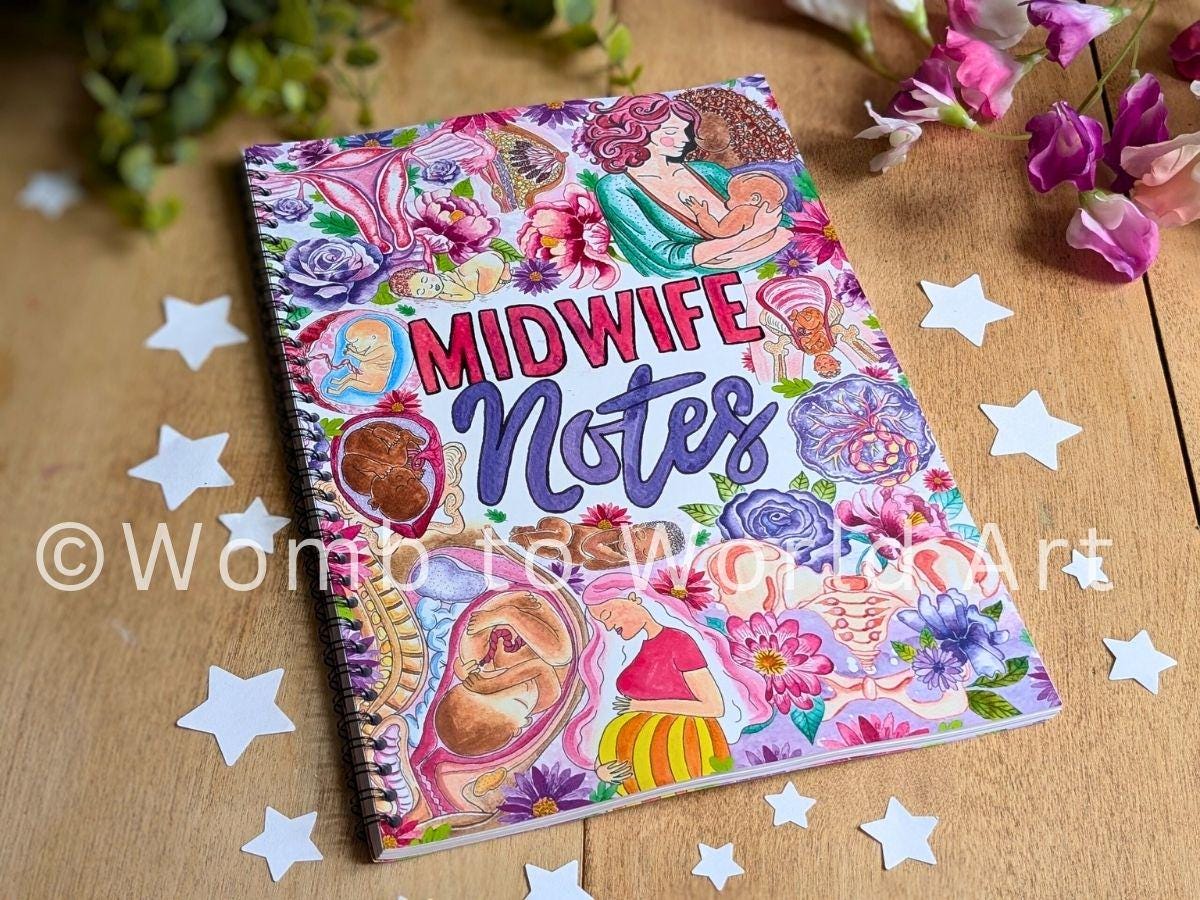 Midwife Notebook A4 Lined