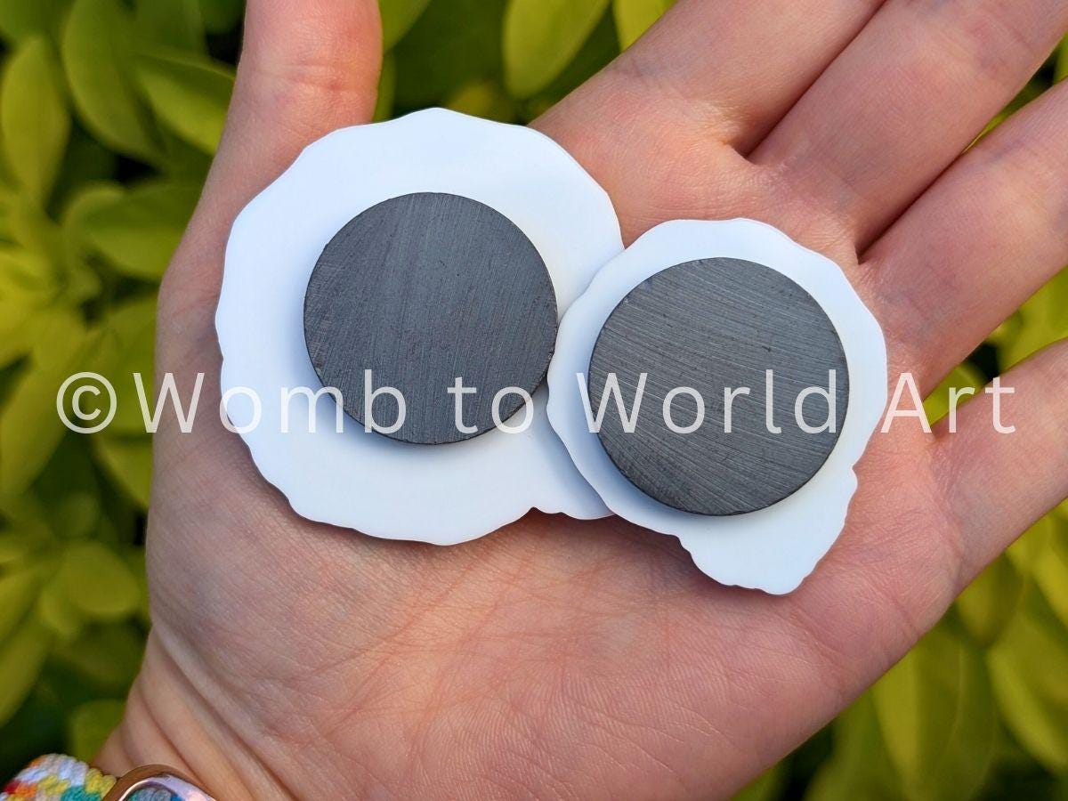 Placenta Magnet | Midwife Art Gifts | Birth Worker | Student Midwife | Doula Thank You | Placenta Specialist | Birth Art