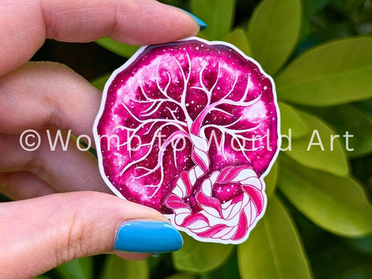 Placenta art magnet