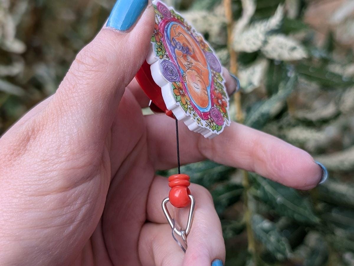 Midwife Badge Reel