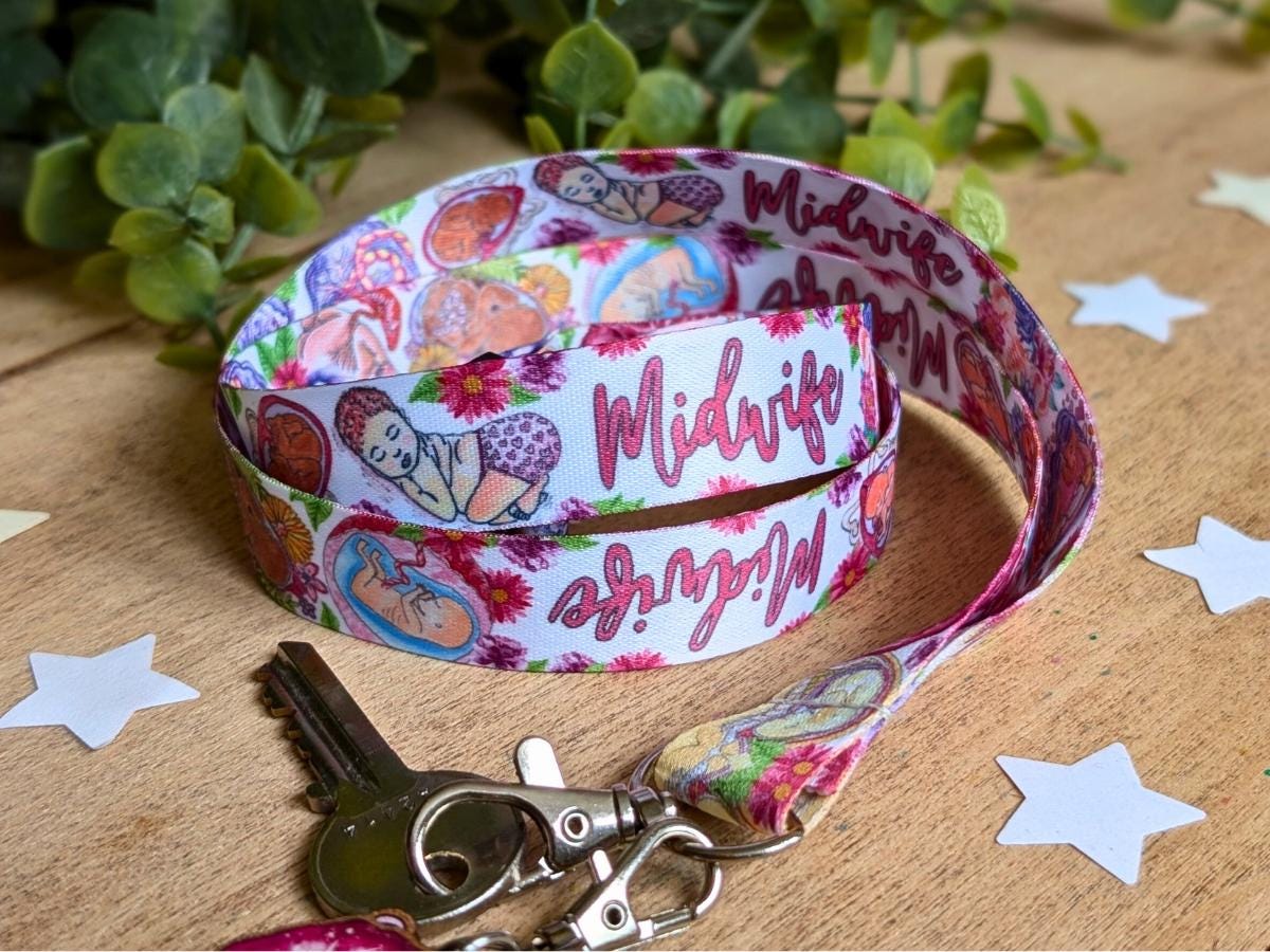 Midwife Lanyard & Key Fob