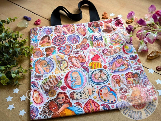 Birth Art Tote Bag