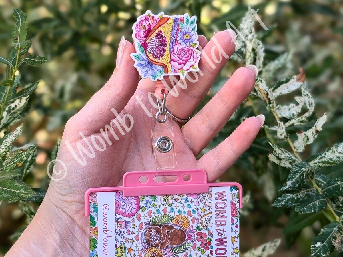 Breast Badge Reel | Lactation ID Card Badge Reel | IBCLC Badge Holder | Infant Feeding Team | Student Midwife Card | Peer Supporter