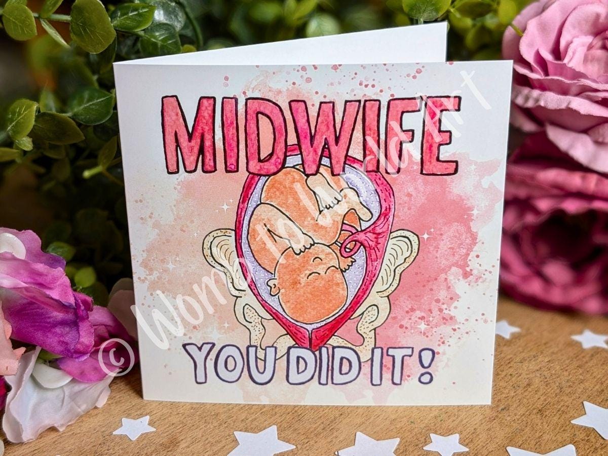 Midwife Congratulations Card | Student Midwife Card