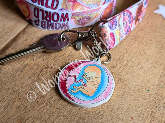 Pregnancy Charm Lanyard or Bag