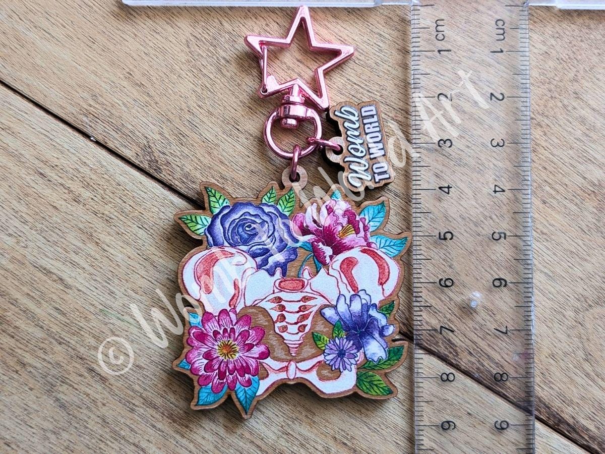 Pelvis Anatomy Keyring