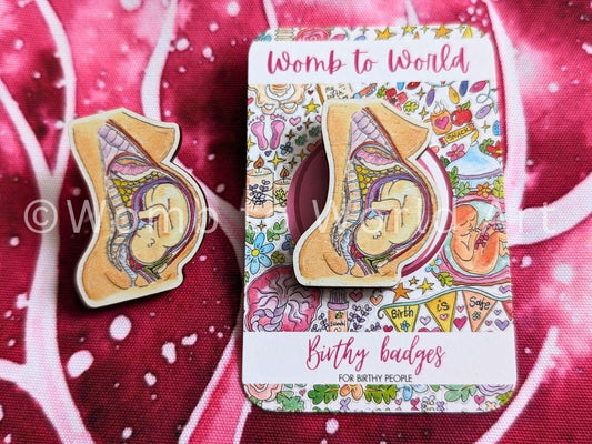 Student Midwife Pin Badge