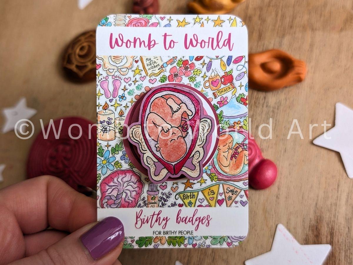 Baby in the Womb Badge
