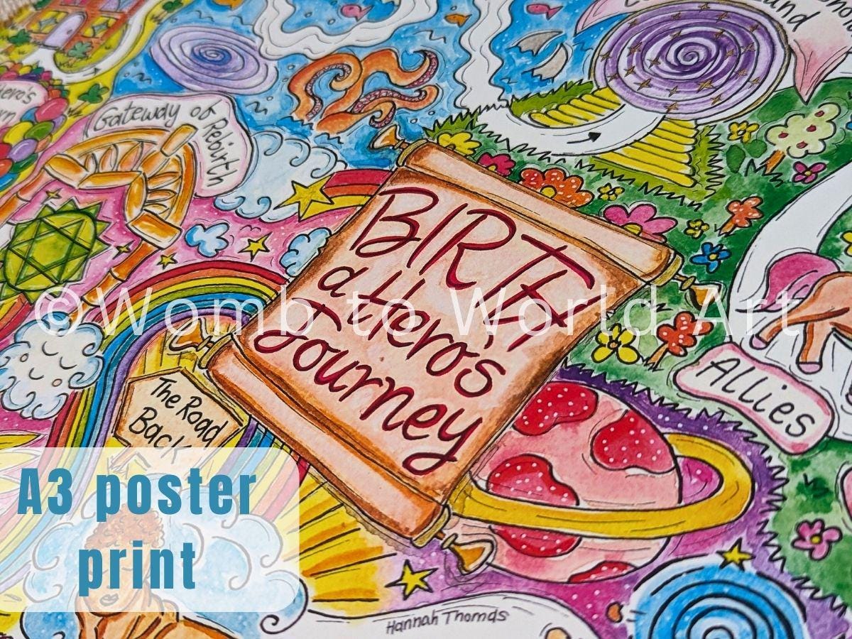 Birth: A Hero's Journey A3 250gsm Poster Print