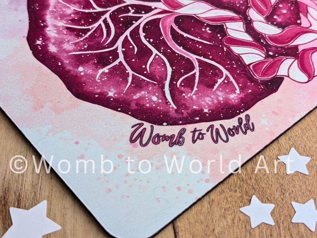 Placenta Art Mouse Mat Desk Pad